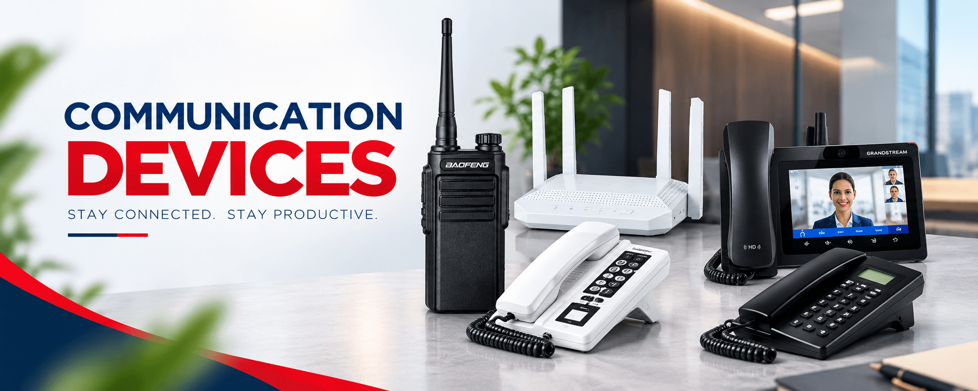 Communication Devices - stay connected, stay productive