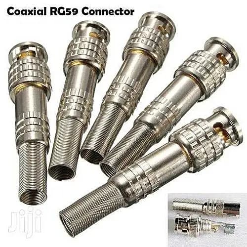 Cctv BNC Plug Connector (100pcs)