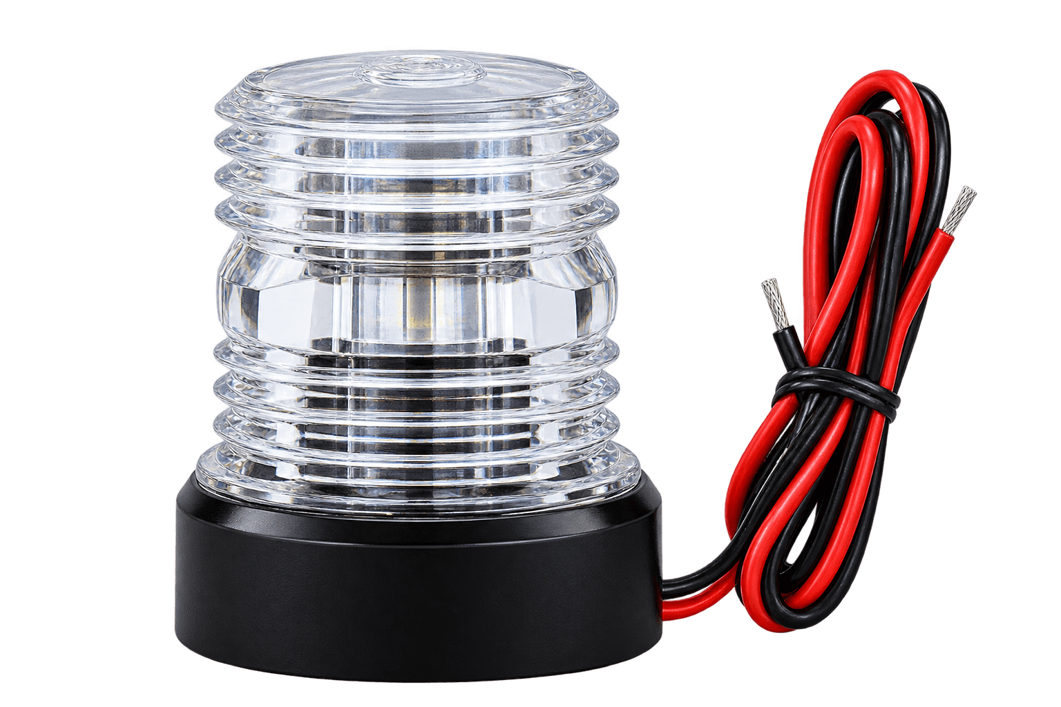 Marine Anchor Light with Red & Black Wires